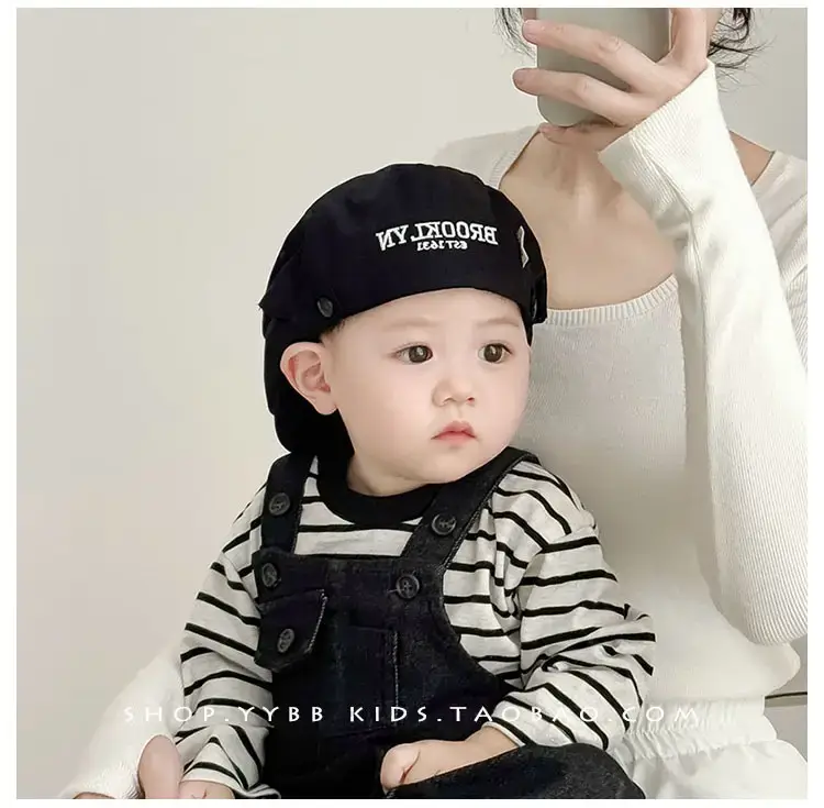 Kids Duck Tongue Hat Summer Sunshade Beret — feature 2