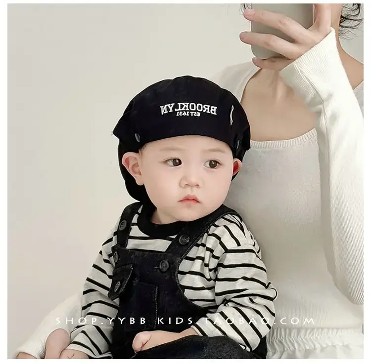 Kids Duck Tongue Hat Summer Sunshade Beret — feature 6