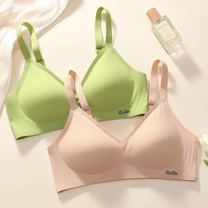 Wire-Free Jelly Soft Bra for Women, Adjustable Side Cinch, Breast-Covering, Ultra-Thin