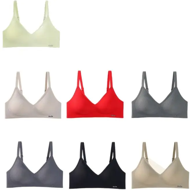 Wire-Free Jelly Soft Bra for Women, Adjustable Side Cinch, Breast-Covering, Ultra-Thin