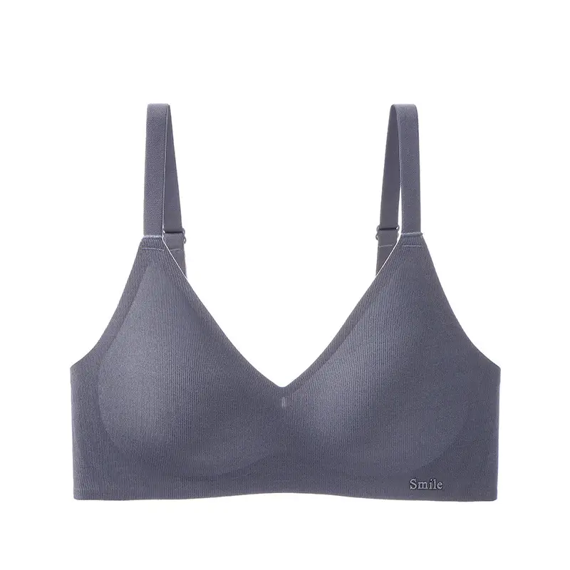Wire-Free Jelly Soft Bra for Women, Adjustable Side Cinch, Breast-Covering, Ultra-Thin