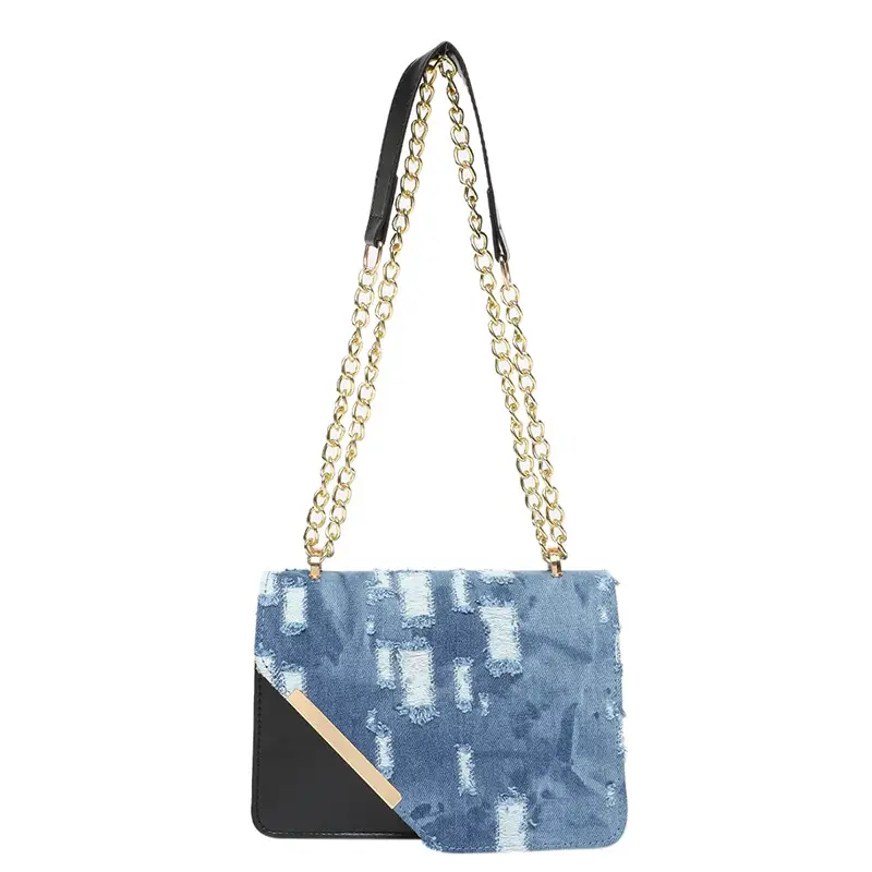 2025 Blue Printed Shoulder Bags for Women