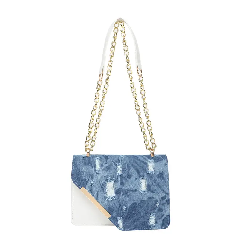 2025 Blue Printed Shoulder Bags for Women