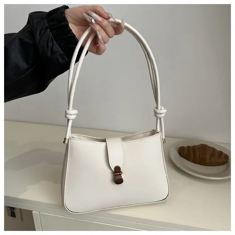 Women's Vintage Underarm Bag Brown Square Commuting Shoulder Crossbody — feature 10