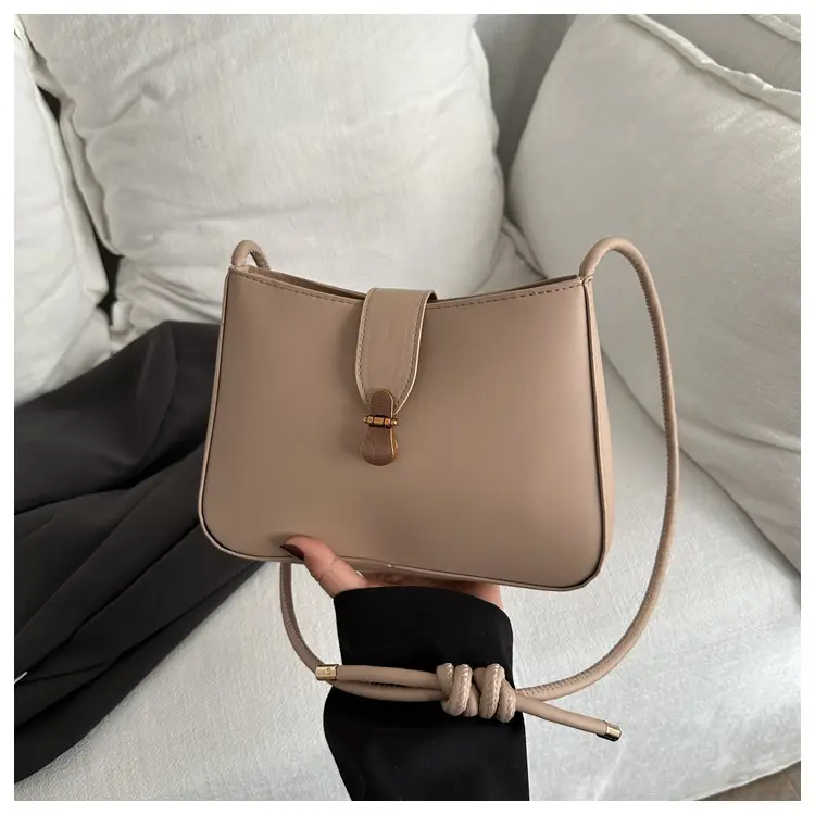 Women's Vintage Underarm Bag Brown Square Commuting Shoulder Crossbody — feature 19