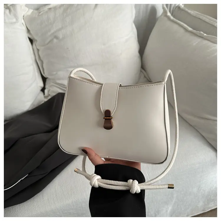 Women's Vintage Underarm Bag Brown Square Commuting Shoulder Crossbody — feature 20
