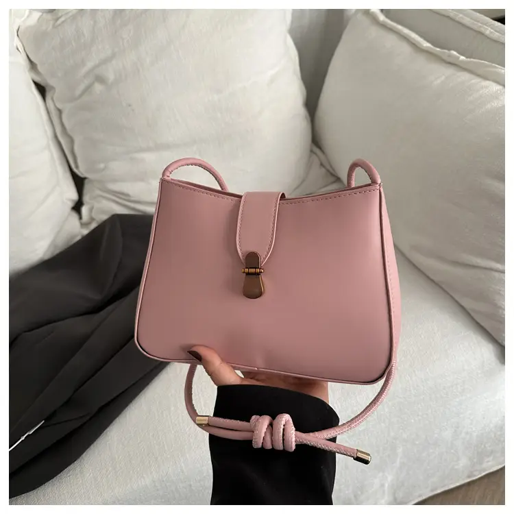 Women's Vintage Underarm Bag Brown Square Commuting Shoulder Crossbody — feature 21