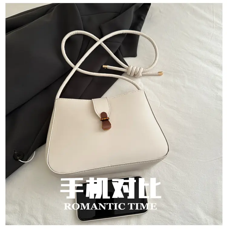 Women's Vintage Underarm Bag Brown Square Commuting Shoulder Crossbody — feature 4