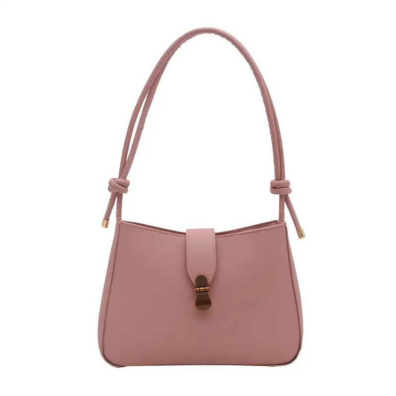 Women's Vintage Underarm Bag Brown Square Commuting Shoulder Crossbody