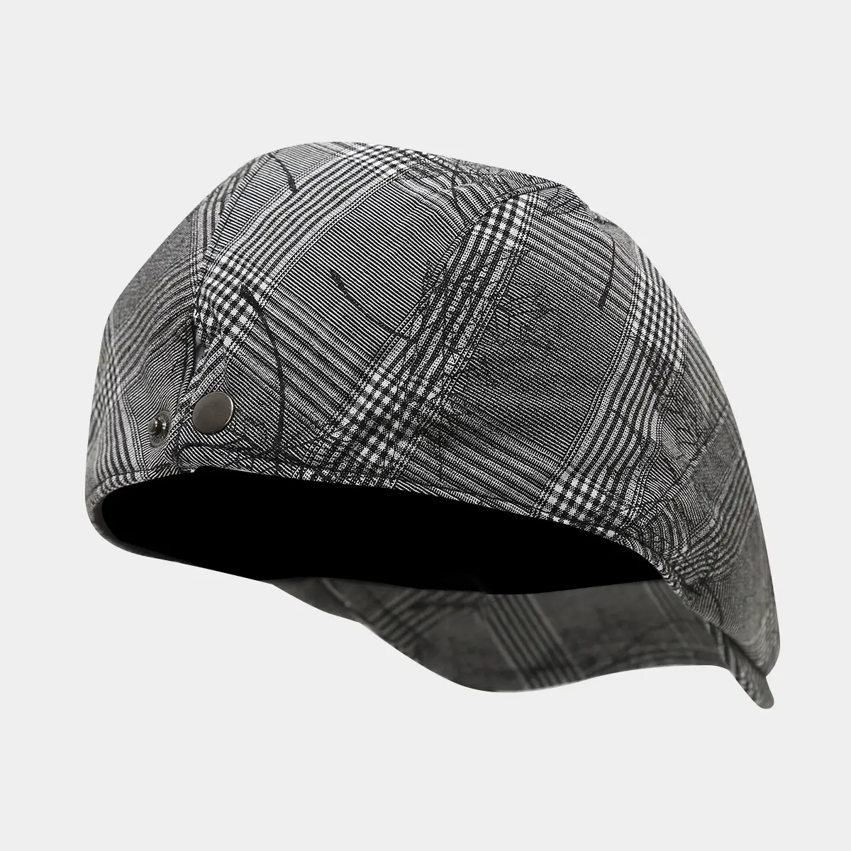 Men's Plaid European Leaf Cap Spring Summer Forward - Image 6