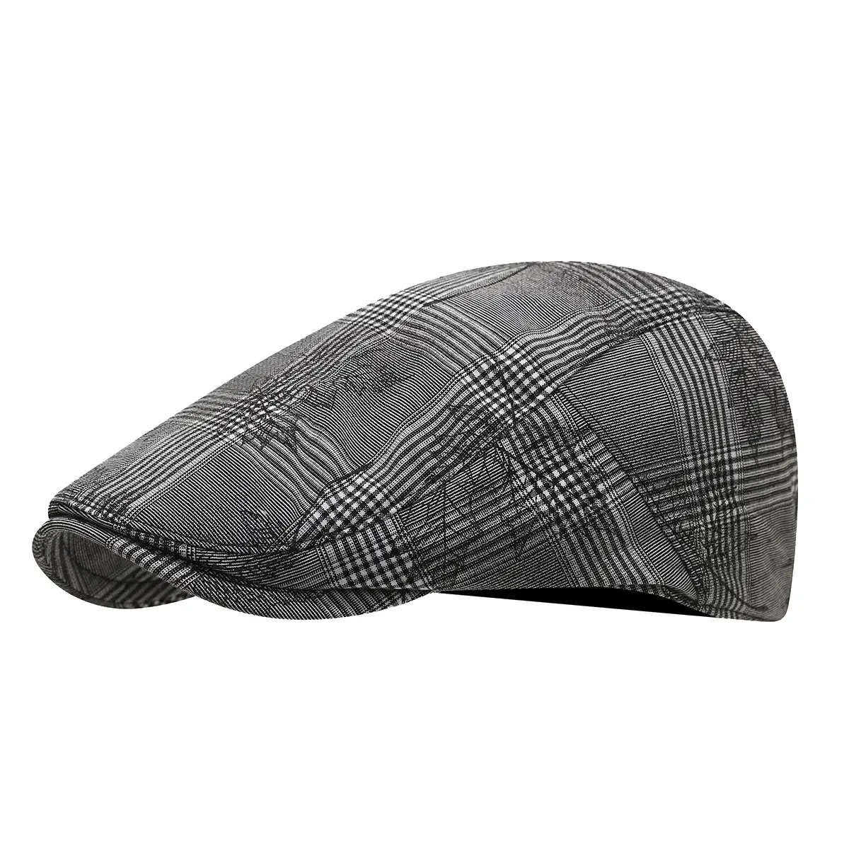 Men's Plaid European Leaf Cap Spring Summer Forward - Image 8