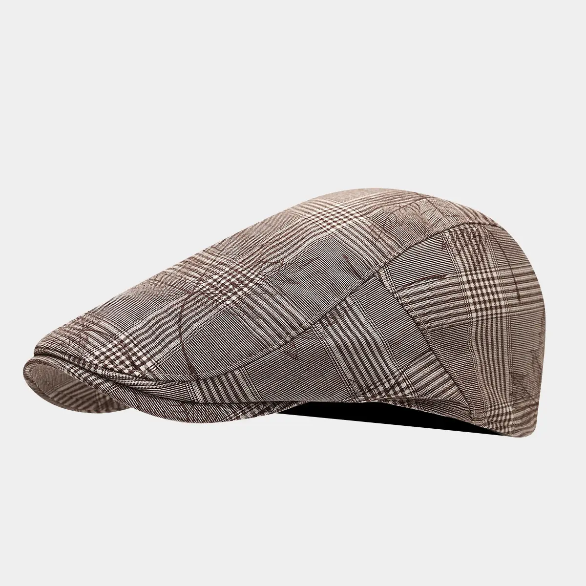Men's Plaid European Leaf Cap Spring Summer Forward - Image 2
