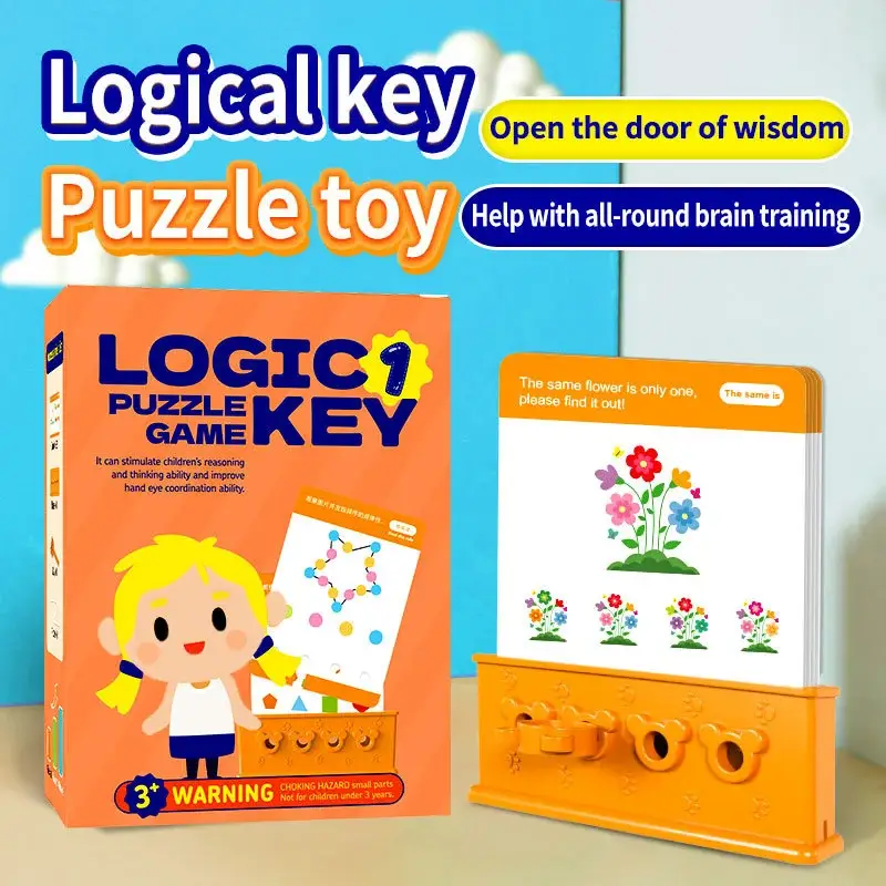 192 Logic Puzzles for Kids Educational Toy