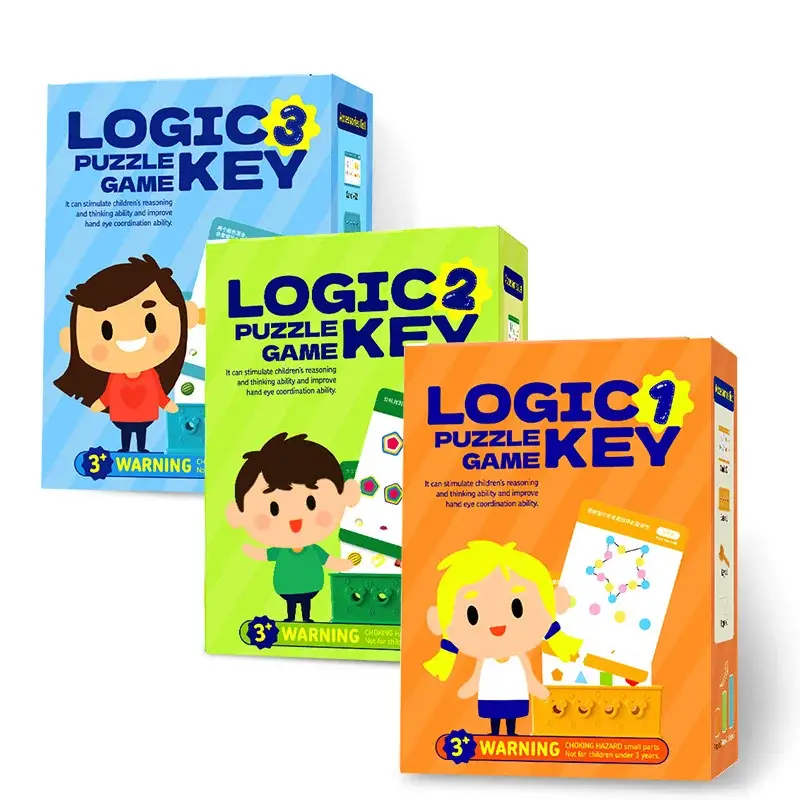 192 Logic Puzzles for Kids Educational Toy