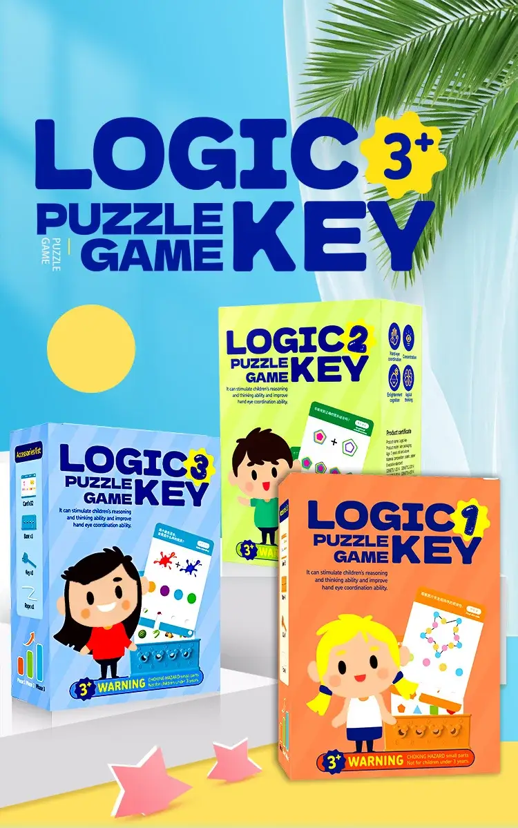 192 Logic Puzzles for Kids Educational Toy — feature 2