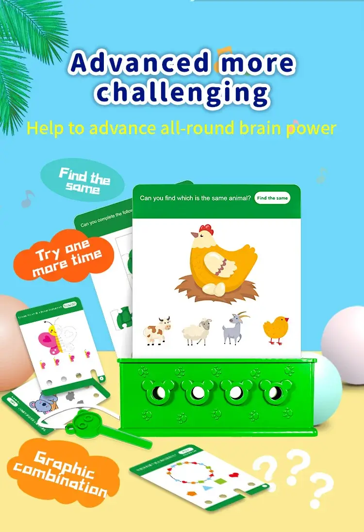 192 Logic Puzzles for Kids Educational Toy — feature 4