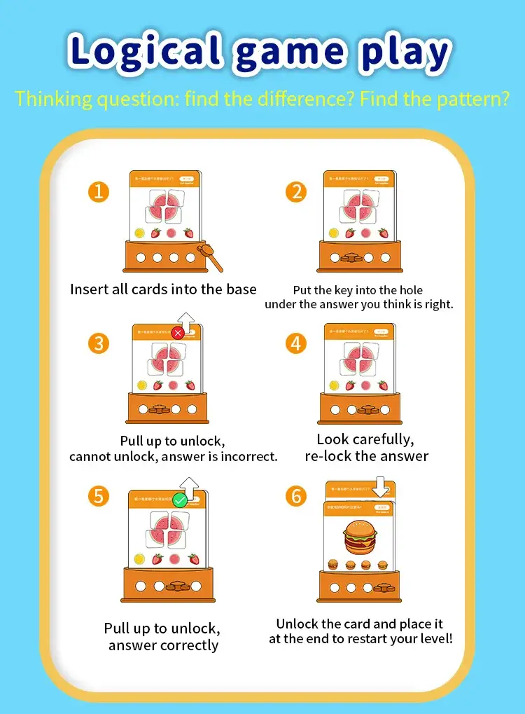 192 Logic Puzzles for Kids Educational Toy — feature 9