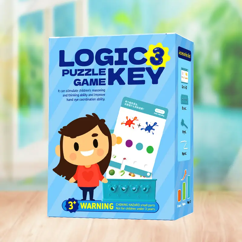 192 Logic Puzzles for Kids Educational Toy