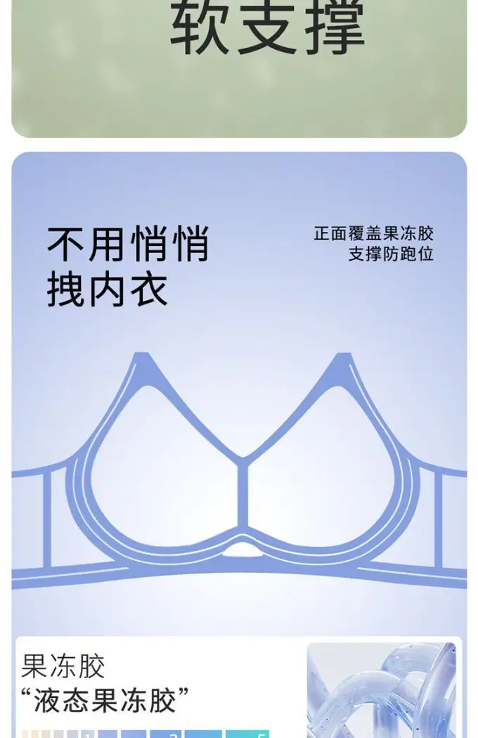 Traceless Jelly Push-Up Bra Women Small — feature 4