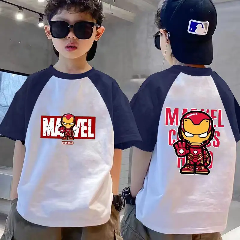 Boys Raglan Sleeve T-Shirt White Black Dragon Print - Image 5