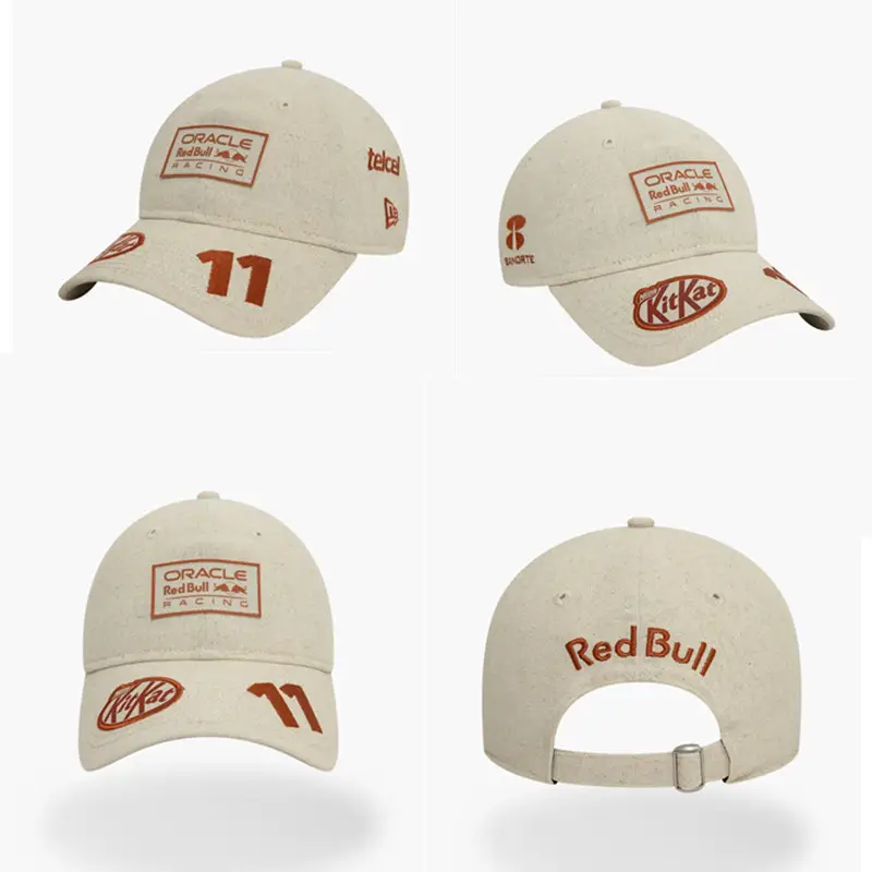 F1 Red Bull Racing Team New Racing Hat Vista Perez Same Style Sports All-Match Fashion Men's and Women's Duck Tongue Hat