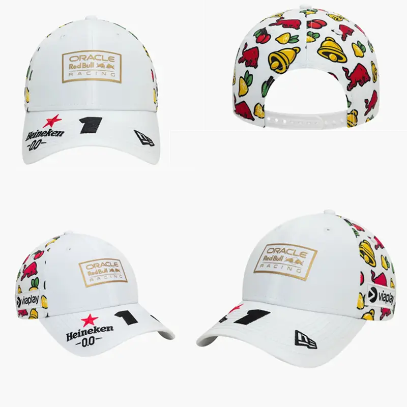 F1 Red Bull Racing Team New Racing Hat Vista Perez Same Style Sports All-Match Fashion Men's and Women's Duck Tongue Hat