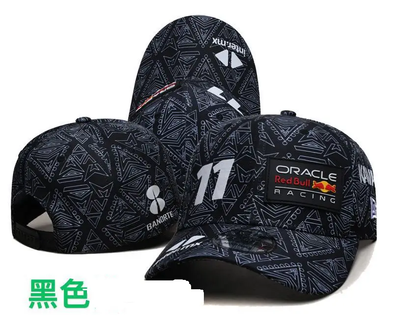 F1 Red Bull Racing Team New Racing Hat Vista Perez Same Style Sports All-Match Fashion Men's and Women's Duck Tongue Hat — feature 16