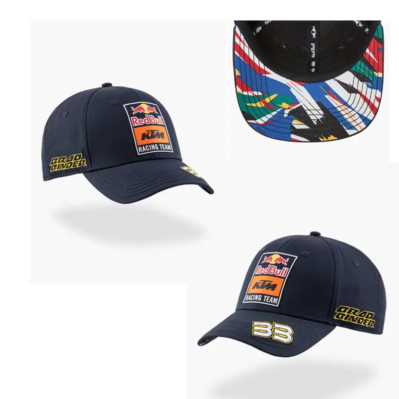 F1 Red Bull Racing Team New Racing Hat Vista Perez Same Style Sports All-Match Fashion Men's and Women's Duck Tongue Hat — feature 7