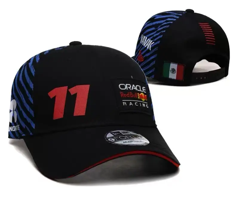 F1 Red Bull Racing Team New Racing Hat Vista Perez Same Style Sports All-Match Fashion Men's and Women's Duck Tongue Hat