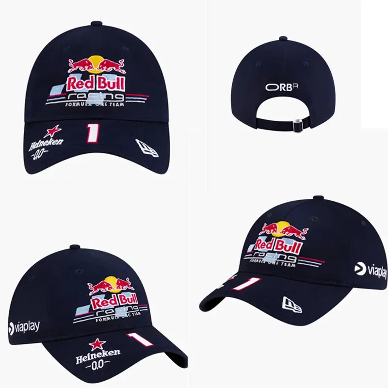 F1 Red Bull Racing Team New Racing Hat Vista Perez Same Style Sports All-Match Fashion Men's and Women's Duck Tongue Hat