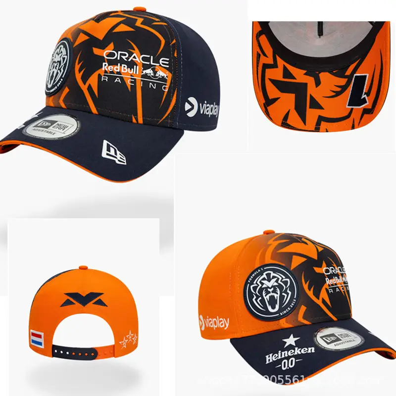 F1 Red Bull Racing Team New Racing Hat Vista Perez Same Style Sports All-Match Fashion Men's and Women's Duck Tongue Hat