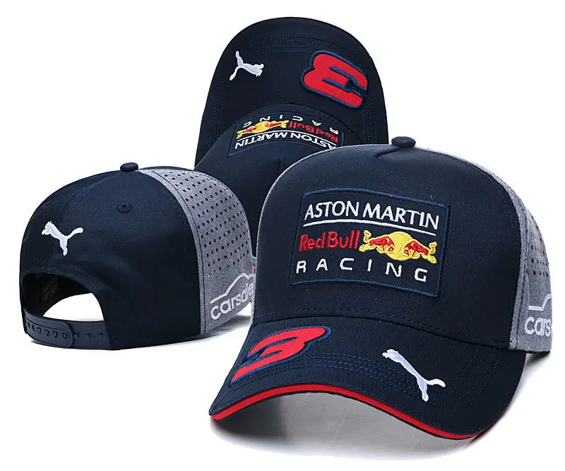 F1 Red Bull Racing Team New Racing Hat Vista Perez Same Style Sports All-Match Fashion Men's and Women's Duck Tongue Hat
