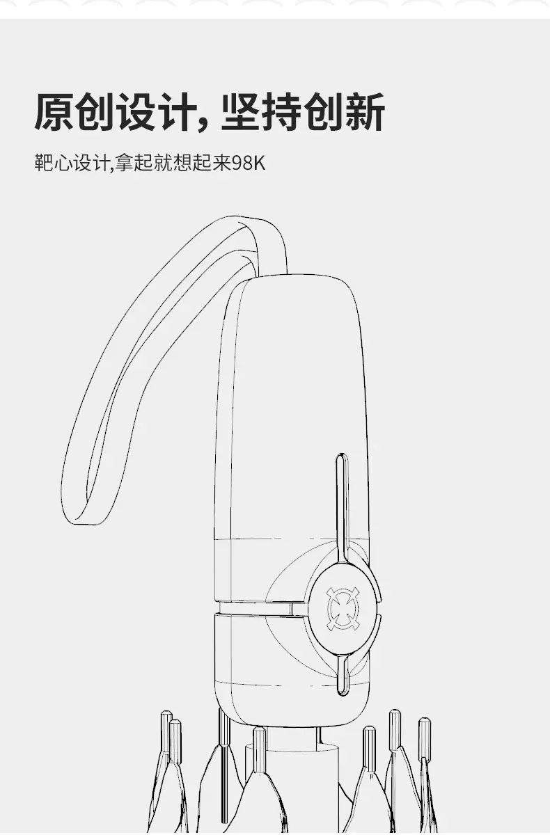 Full Automatic Folding Umbrella with LED Lights — feature 10