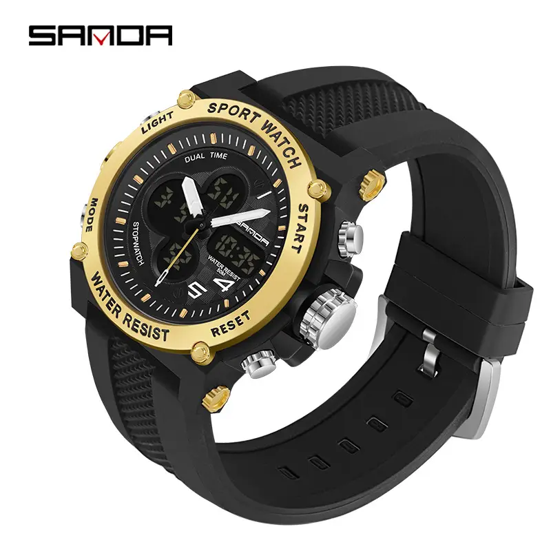 Dual Display Waterproof Alarm Clock Watch for Boys - Image 7