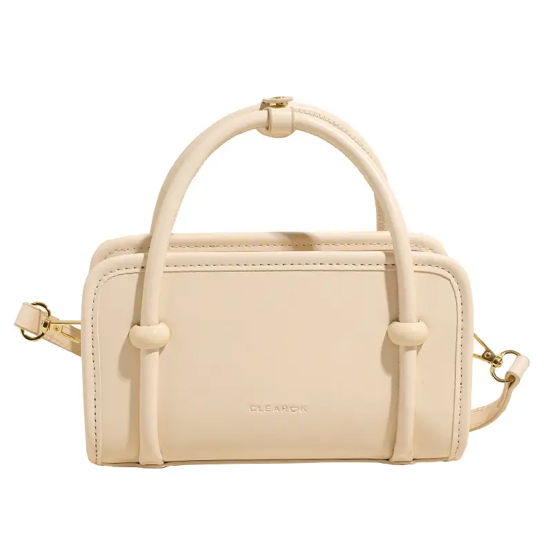 Small Square Korean Style Women's Shoulder Bag Black