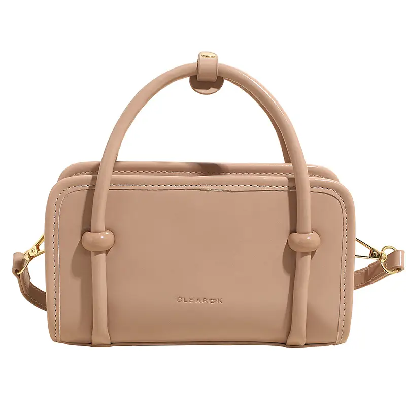 Small Square Korean Style Women's Shoulder Bag Black