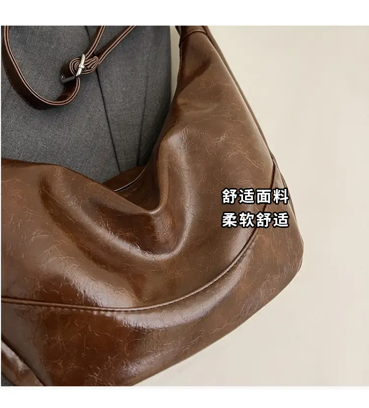 Brown Leather Shoulder Bag for Women 2025 — feature 3