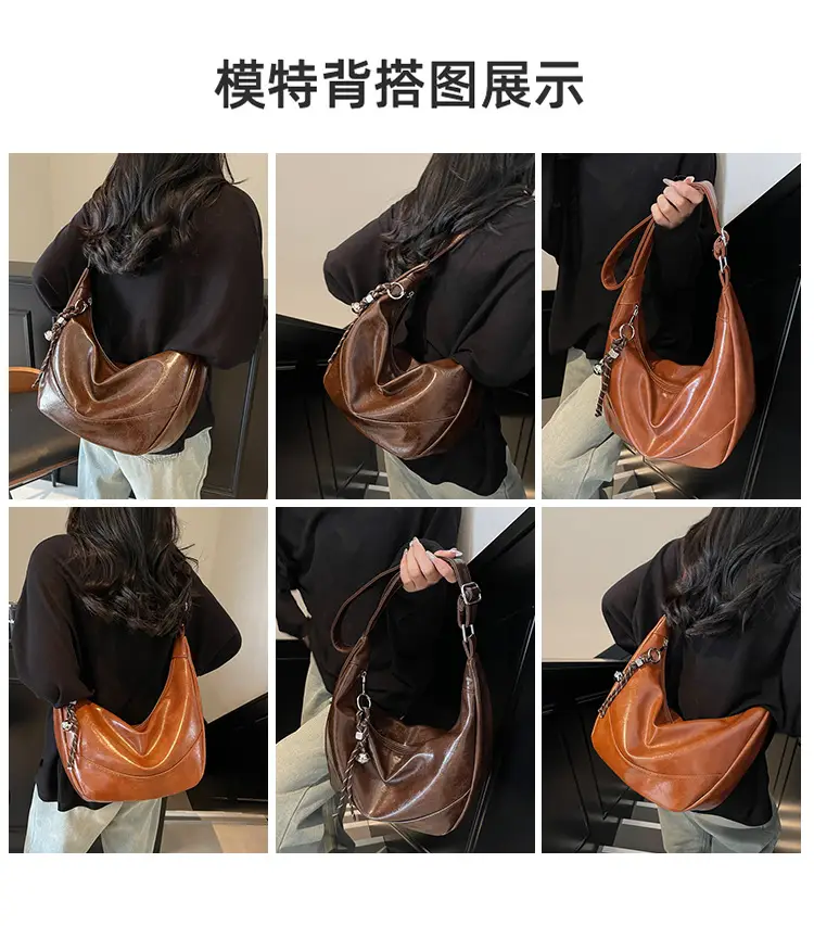 Brown Leather Shoulder Bag for Women 2025 — feature 6