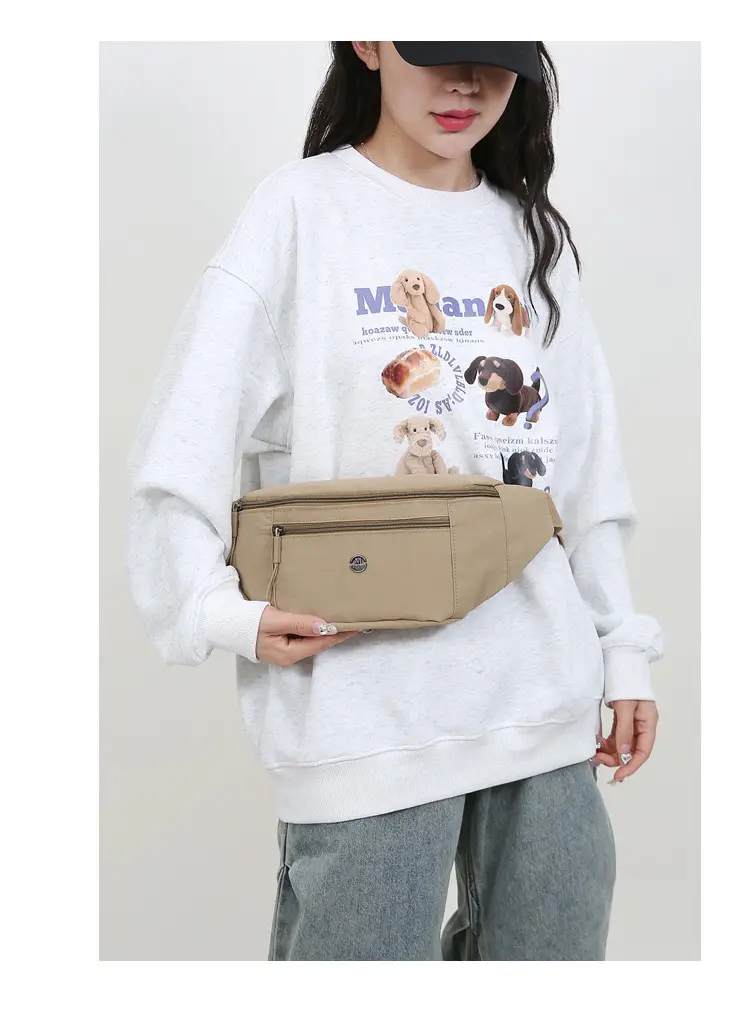 Women's Lightweight Chest Bag with Multiple Colors — feature 17
