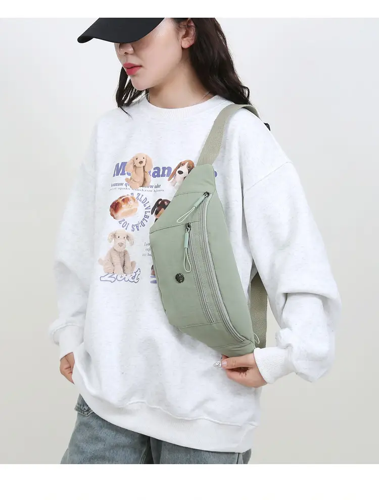 Women's Lightweight Chest Bag with Multiple Colors — feature 18