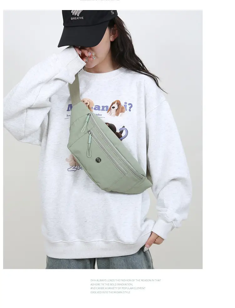 Women's Lightweight Chest Bag with Multiple Colors — feature 20