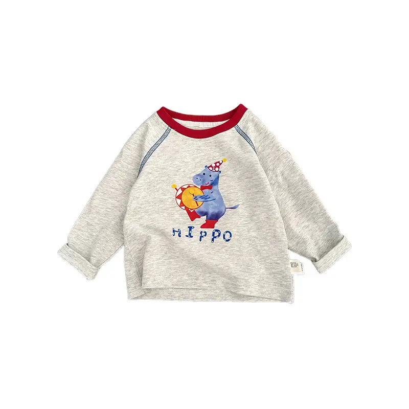 Children Long Sleeve T-shirt Cartoon Animal Cotton Spring Autumn New Boys - Image 7