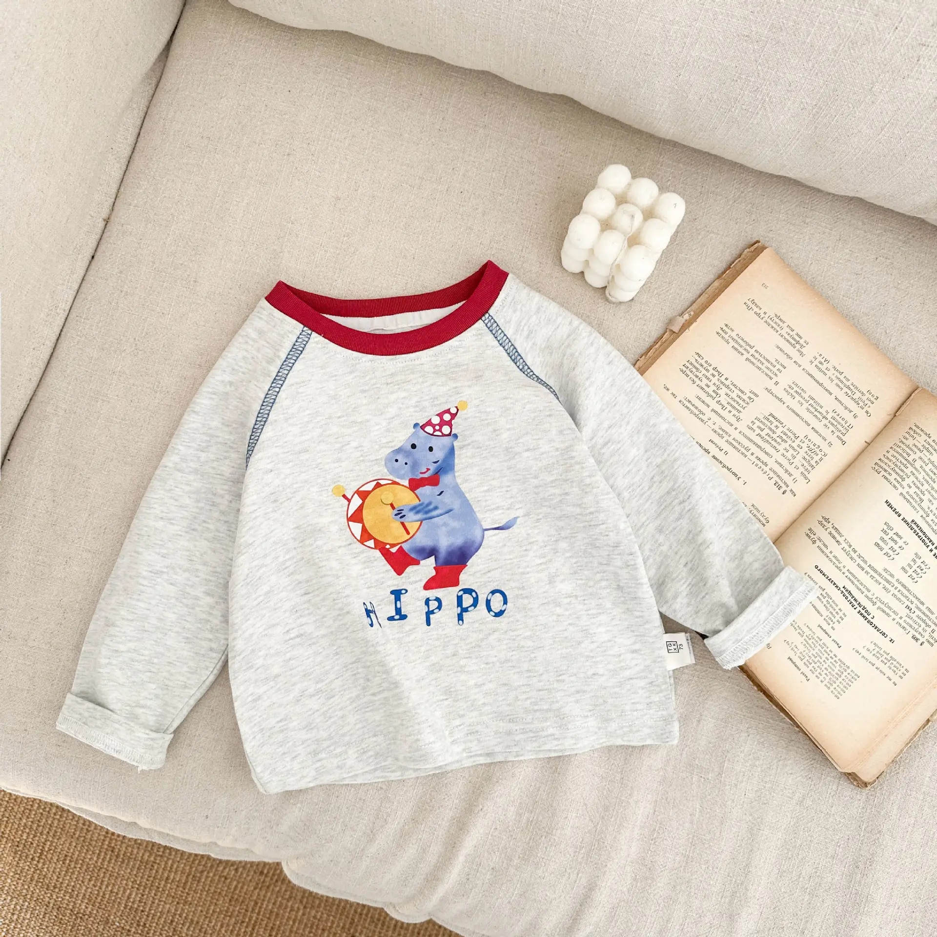 Children Long Sleeve T-shirt Cartoon Animal Cotton Spring Autumn New Boys - Image 2