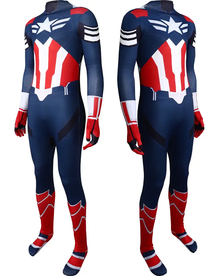 Cross Border Captain America 4 Captain America 4 Role Playing cosplay Stage Table Performance Costume — feature 11