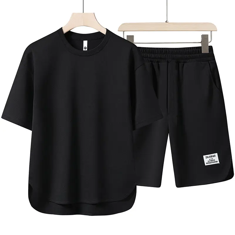 2026 Boys Short Sleeve T-Shirt Set Black