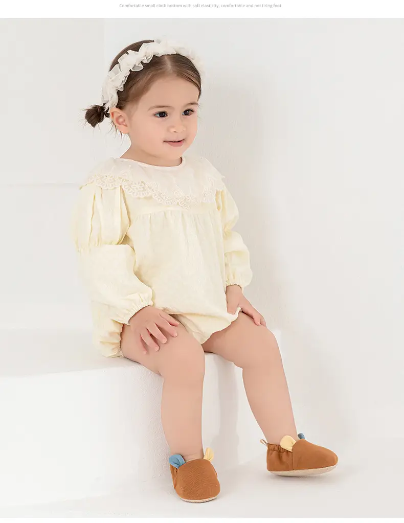 25 Spring/Summer Baby Walking Shoes Soft Sole Non-Slip Baby Shoes and Socks Candy Color Simple Pull-Tab Infant Walking Shoes — feature 12