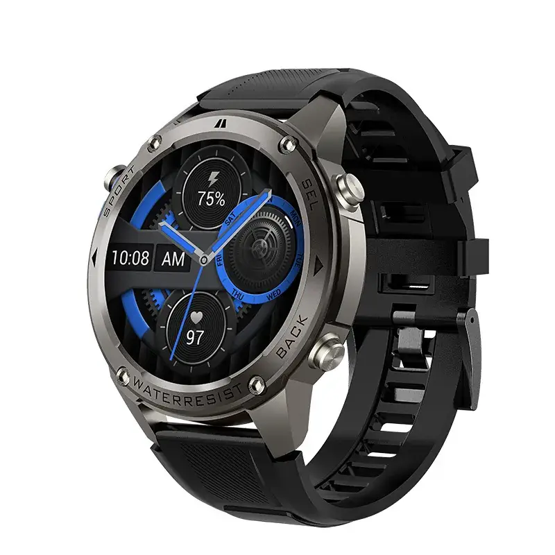 Black Smart Watch with GPS & Bluetooth - Image 4