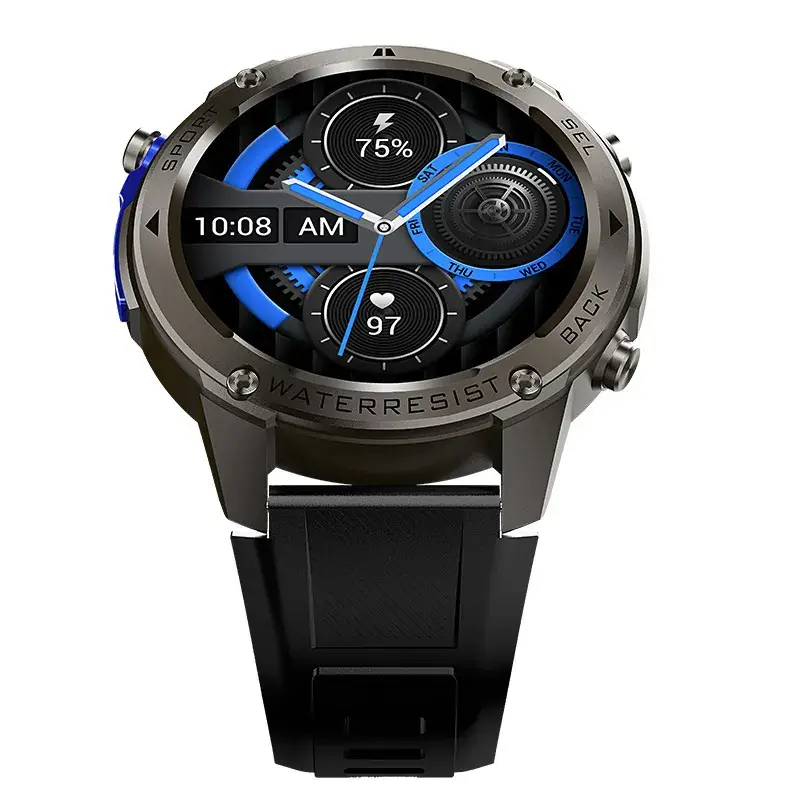 Black Smart Watch with GPS & Bluetooth - Image 5