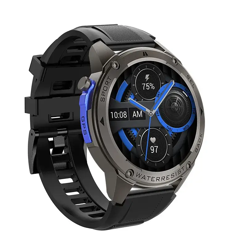 Black Smart Watch with GPS & Bluetooth - Image 7
