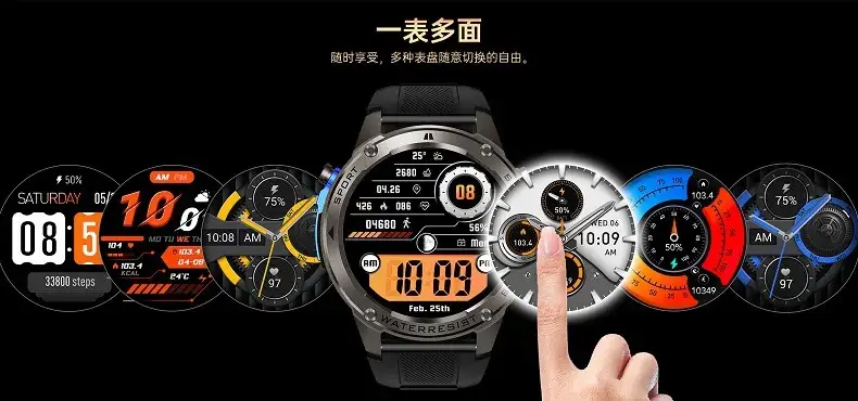 Black Smart Watch with GPS & Bluetooth — feature 11